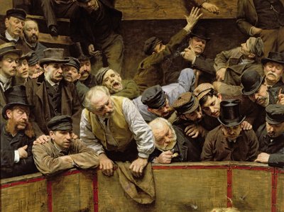 The Cockfight (detail) by Remy Cogghe